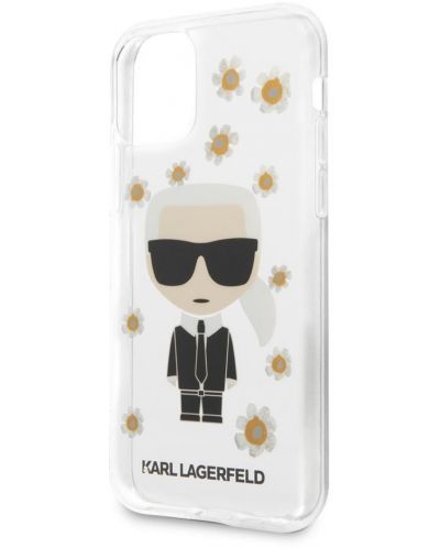 Калъф Karl Lagerfeld - Ikonik Flower, iPhone 11, прозрачен - 4
